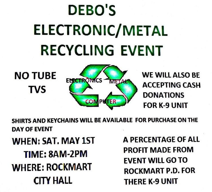 Rockrecyclingfundraiser