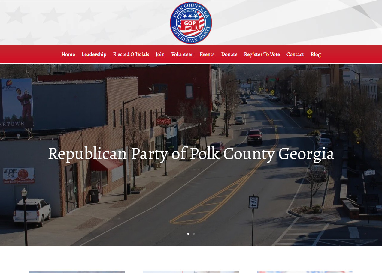 New polk county republican party website