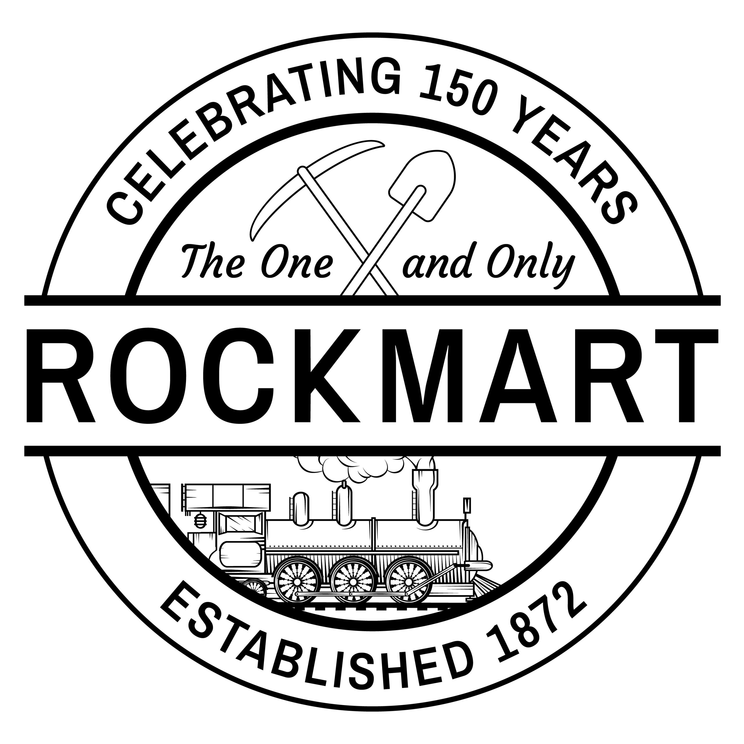 Black rockmart logo black