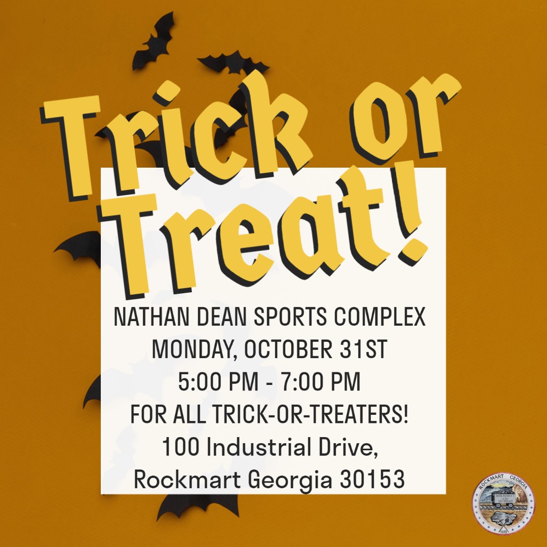 Rockmart trick or treat 2022