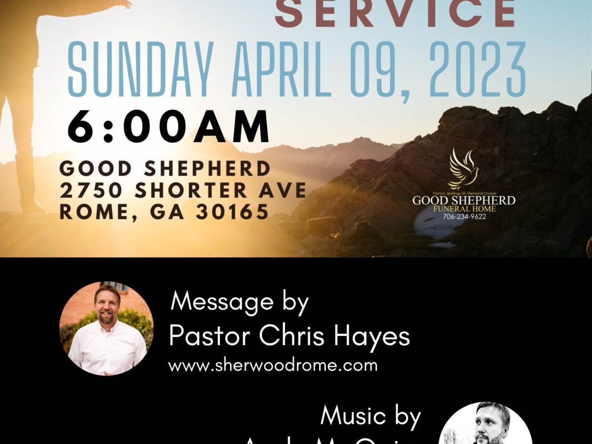 Good Shepherd Funeral Home hosting Sunrise Service and Egg Hunt on Easter