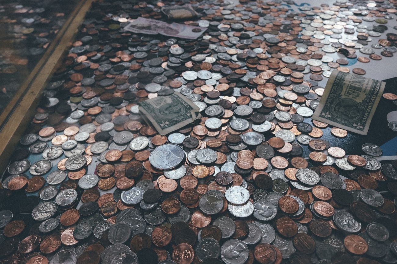 Old coins, money & banking