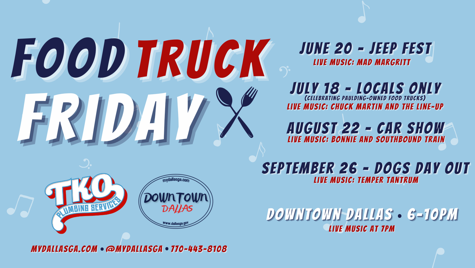 Food Truck Friday 2025 schedule announced